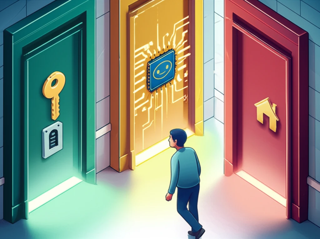 무직자 신용대출 경로 이미지 2: 핀테크 및 AI 심사 개념도