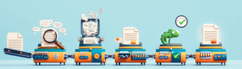 AI 기반 콘텐츠 최적화의 4단계 모델 이미지