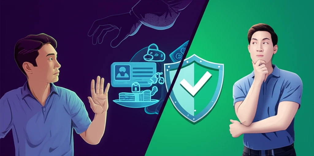 개인 정보 보호 경고 이미지