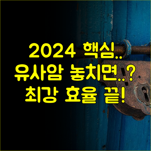 2024 메리츠 다이렉트 암보험 최고의 효율 포트폴리오 유사암 강화