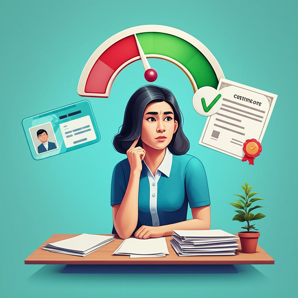 본론2 이미지 2: 대출 서류 확인 이미지