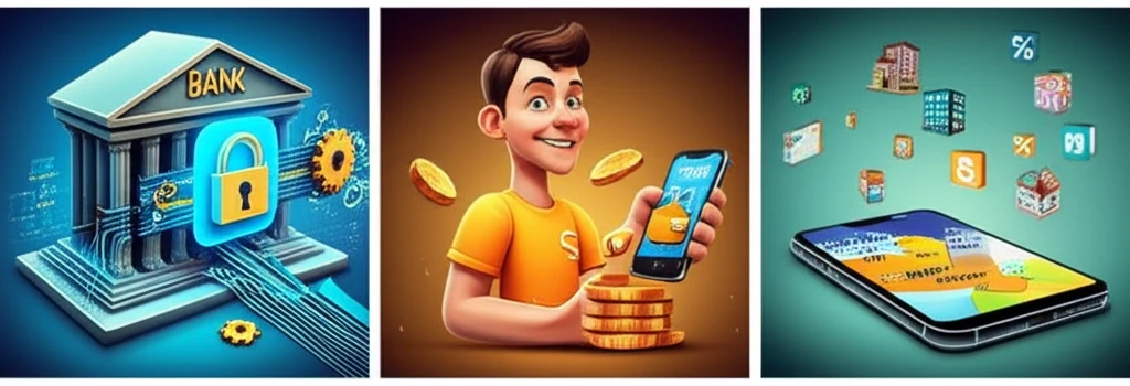 금융기관별 모바일 대출 서비스 비교 이미지