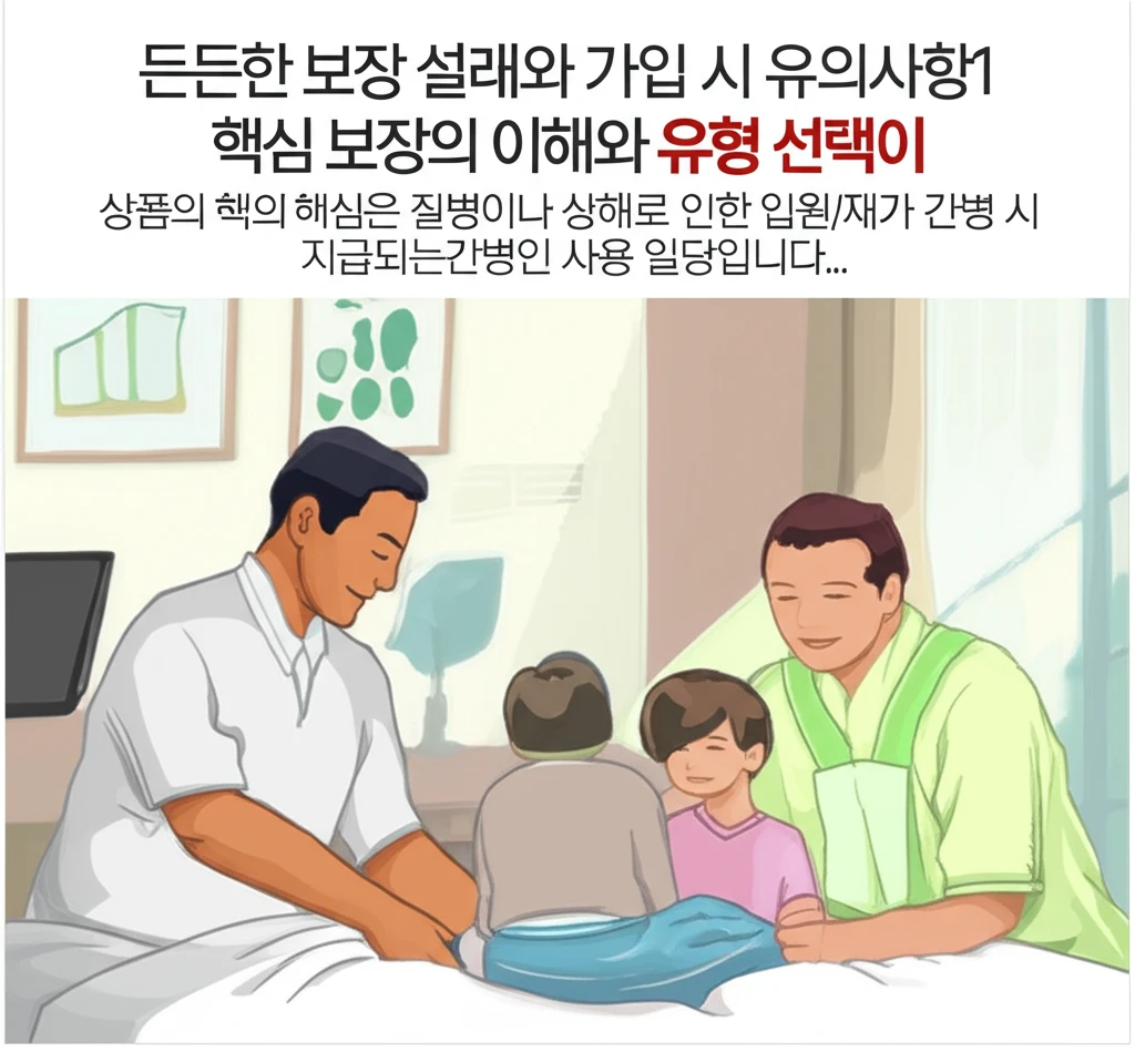 비갱신형 간병인보험 노후 대비 재정 계획 이미지