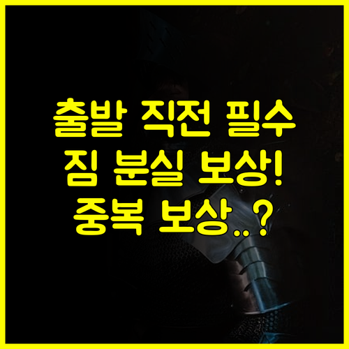 여행자보험 가입 전 FAQ 5가지: 휴대품 분실, 중복 보상, 출발 직전 가입 Q&A