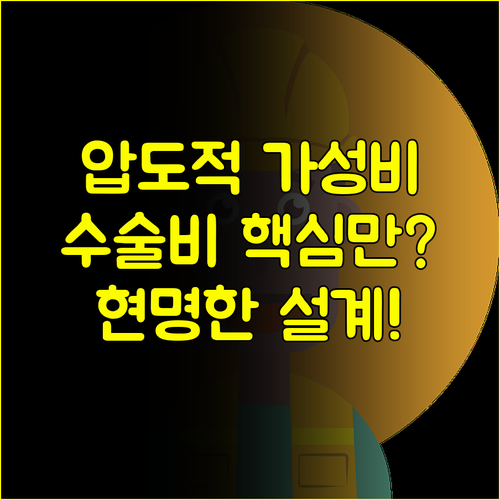 가성비 압도적 메리츠 다이렉트 수술비 가장 현명한 설계 가이드