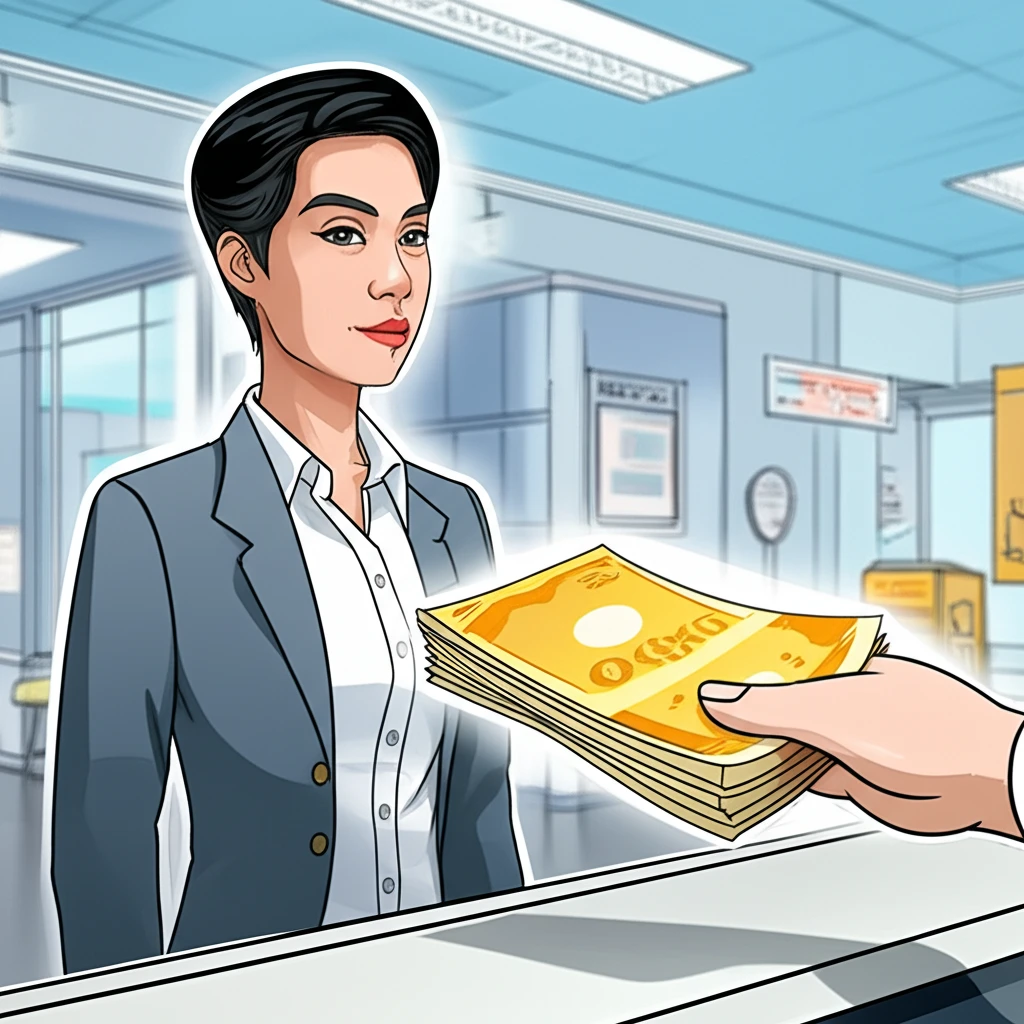 국세환급금 통지서 견본 이미지